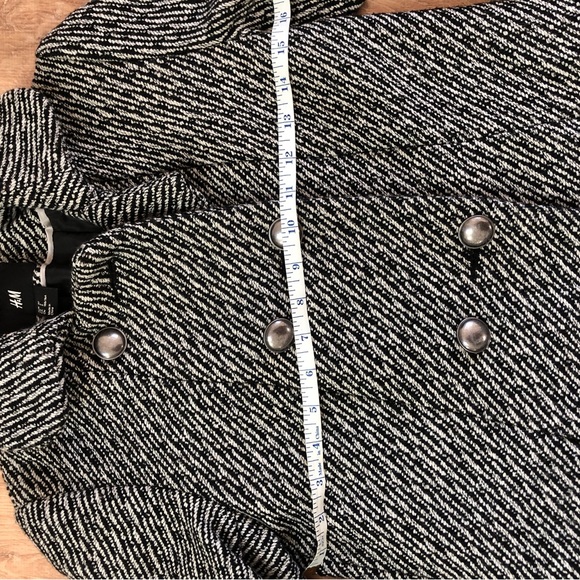 H&M Tweed Coat Size 2 - Picture 4 of 8
